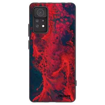 Picasee crna silikonska maskica za Xiaomi Redmi Note 11 Pro - Organic red