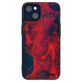 Picasee crna silikonska maskica za Apple iPhone 14 - Organic red