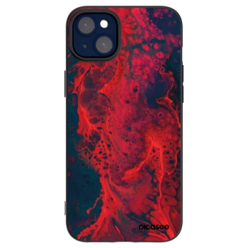 Picasee crna silikonska maskica za Apple iPhone 14 Plus - Organic red