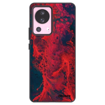 Picasee crna silikonska maskica za Xiaomi 13 Lite - Organic red