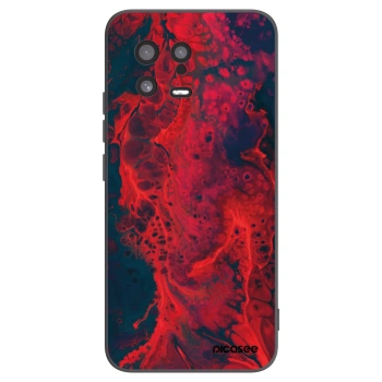 Picasee crna silikonska maskica za Xiaomi 13 - Organic red