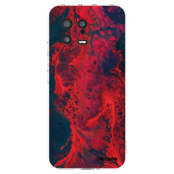 Picasee silikonska prozirna maskica za Xiaomi 13 - Organic red