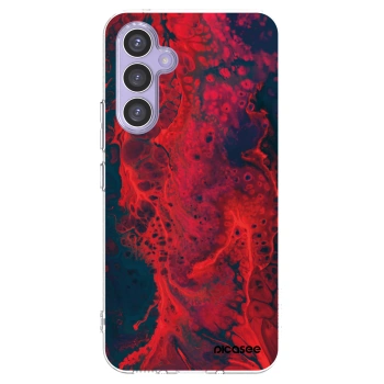 Picasee silikonska prozirna maskica za Samsung Galaxy A54 5G A546B - Organic red