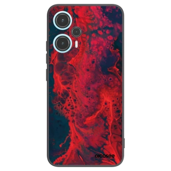 Picasee crna silikonska maskica za Xiaomi Poco F5 - Organic red