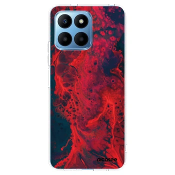 Picasee silikonska prozirna maskica za Honor 70 Lite - Organic red