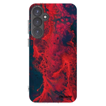 Picasee silikonska prozirna maskica za Samsung Galaxy S23 FE S711B - Organic red