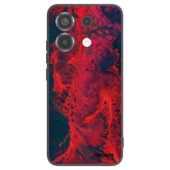 Picasee crna silikonska maskica za Xiaomi Poco X6 - Organic red