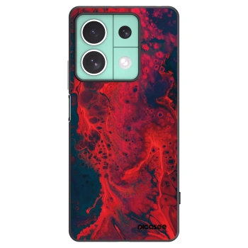 Picasee crna silikonska maskica za Xiaomi Redmi Note 13 5G - Organic red