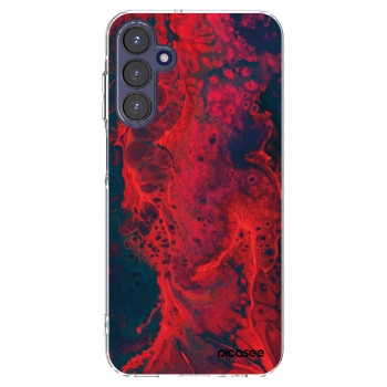 Picasee silikonska prozirna maskica za Samsung Galaxy A15 A155F 4G - Organic red