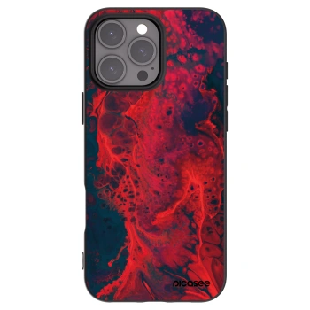 Picasee crna silikonska maskica za Apple iPhone 16 Pro Max - Organic red