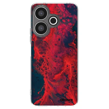 Picasee silikonska prozirna maskica za Xiaomi Redmi 13 4G - Organic red