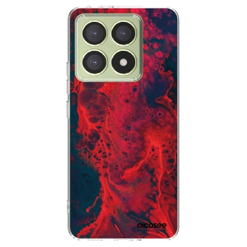 Picasee silikonska prozirna maskica za Xiaomi 14T - Organic red