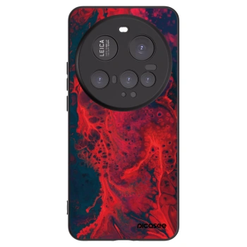 Picasee crna silikonska maskica za Xiaomi 15 Ultra - Organic red