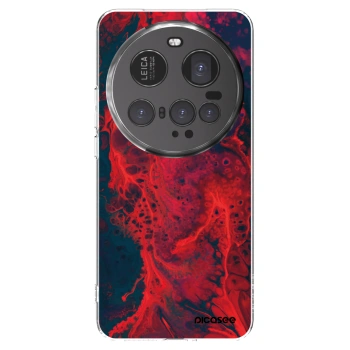 Picasee silikonska prozirna maskica za Xiaomi 15 Ultra - Organic red