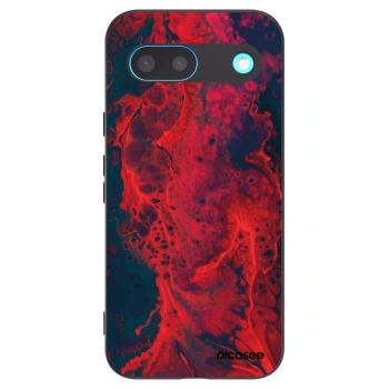 Picasee crna silikonska maskica za Google Pixel 8 - Organic red