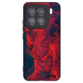 Picasee crna silikonska maskica za Xiaomi 15 - Organic red