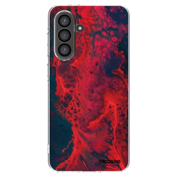 Picasee silikonska prozirna maskica za Samsung Galaxy A56 5G A566B - Organic red