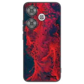Picasee crna silikonska maskica za Xiaomi Poco F6 - Organic red