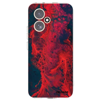 Picasee silikonska prozirna maskica za Honor 400 5G - Organic red
