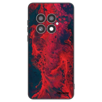Picasee crna silikonska maskica za OnePlus 13 5G - Organic red