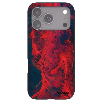 Picasee crna silikonska maskica za Apple iPhone 17 Pro - Organic red