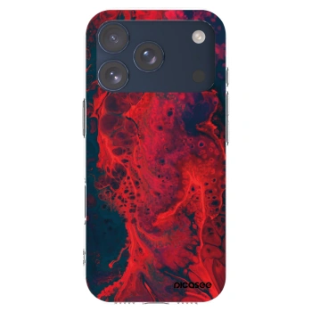 Picasee silikonska prozirna maskica za Apple iPhone 17 Pro - Organic red