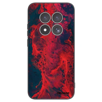 Picasee crna silikonska maskica za Xiaomi Redmi Note 15 Pro 4G - Organic red