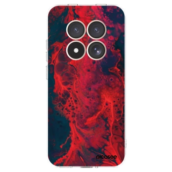 Picasee silikonska prozirna maskica za Xiaomi Redmi Note 15 Pro 4G - Organic red