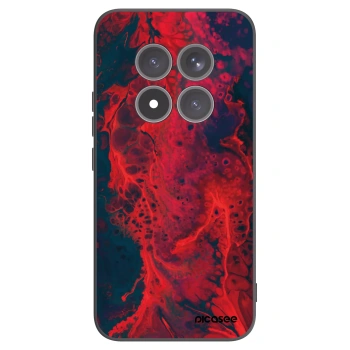 Picasee crna silikonska maskica za Xiaomi Redmi Note 15 Pro+ - Organic red