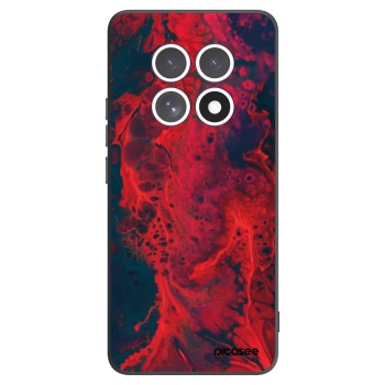 Picasee crna silikonska maskica za Xiaomi Redmi Note 15 - Organic red