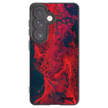 Picasee crna silikonska maskica za Samsung Galaxy S26 - Organic red