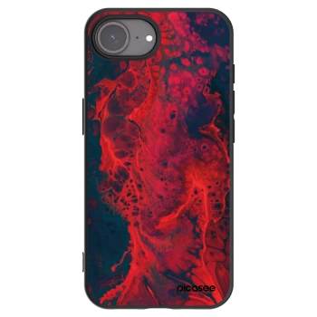 Picasee crna silikonska maskica za Apple iPhone 17e - Organic red