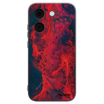 Picasee crna silikonska maskica za Xiaomi Poco X8 Pro - Organic red