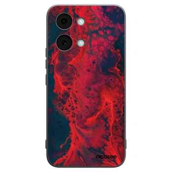 Picasee crna silikonska maskica za Xiaomi Poco X8 Pro Max - Organic red