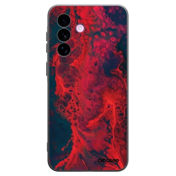 Picasee crna silikonska maskica za Samsung Galaxy A57 5G - Organic red