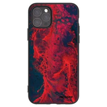 Picasee crna silikonska maskica za Apple iPhone 11 Pro - Organic red