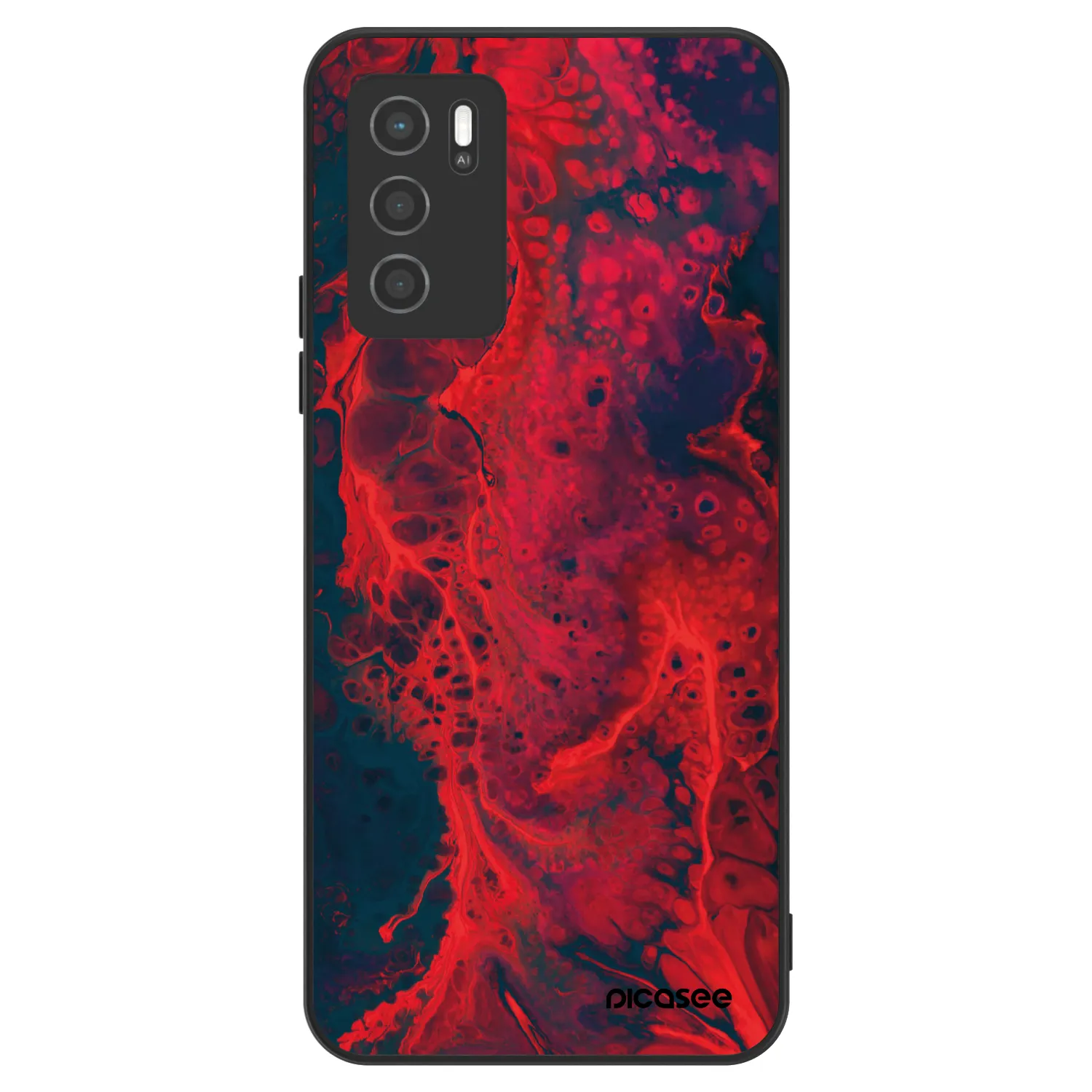 Picasee ULTIMATE CASE za OPPO A16s - Organic red