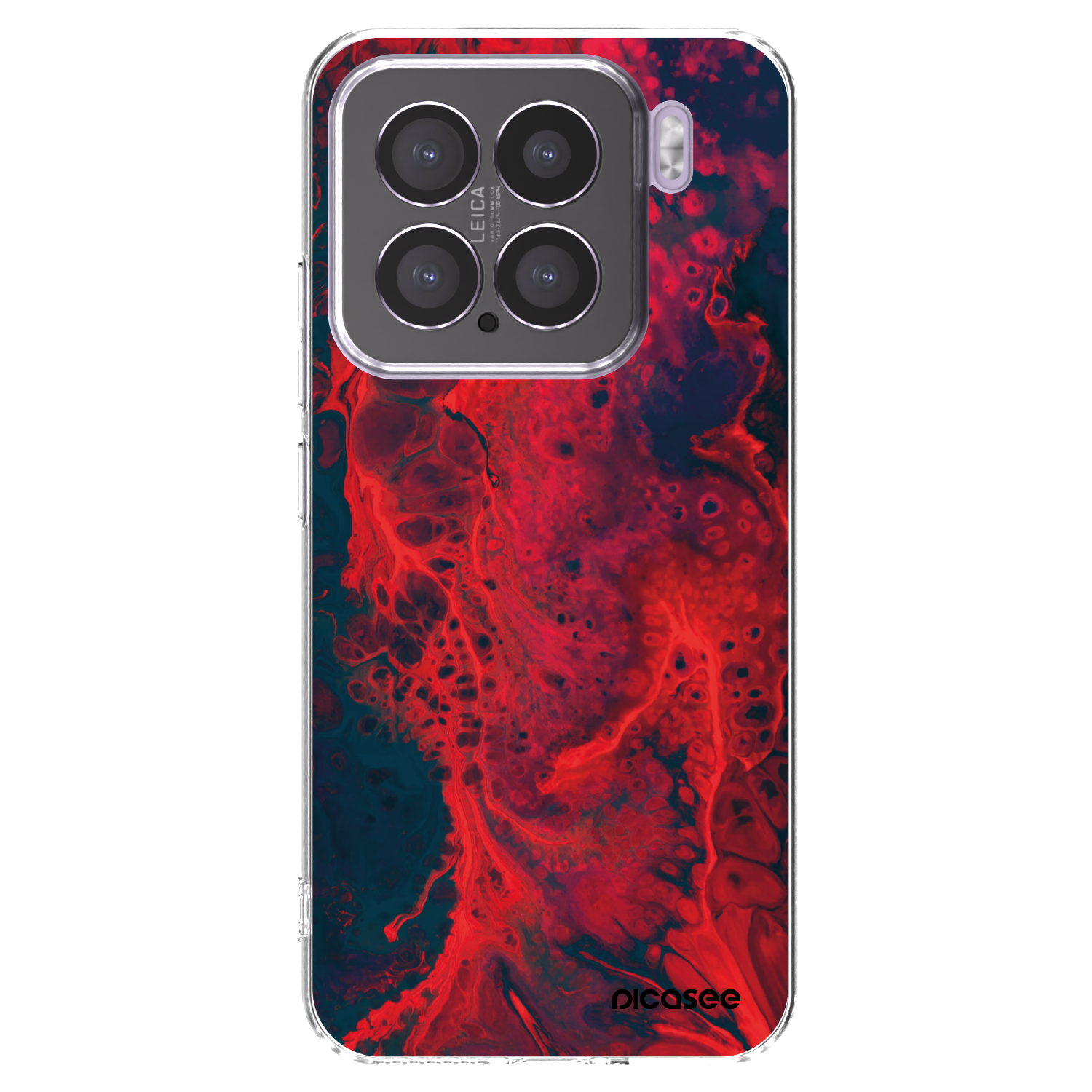 Picasee silikonska prozirna maskica za Xiaomi 15 - Organic red