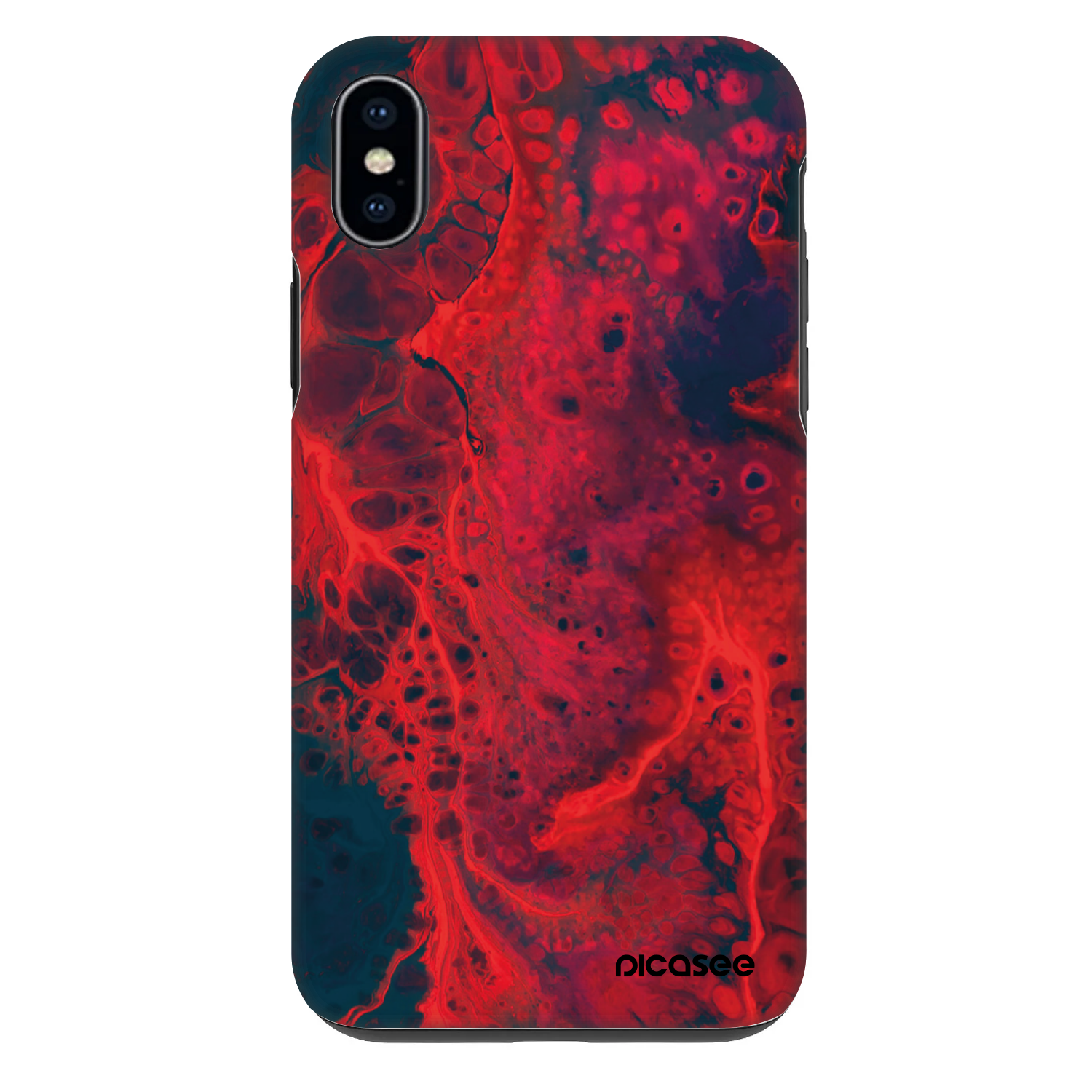 Picasee Fashion Case za Apple iPhone XS Max - Organic red