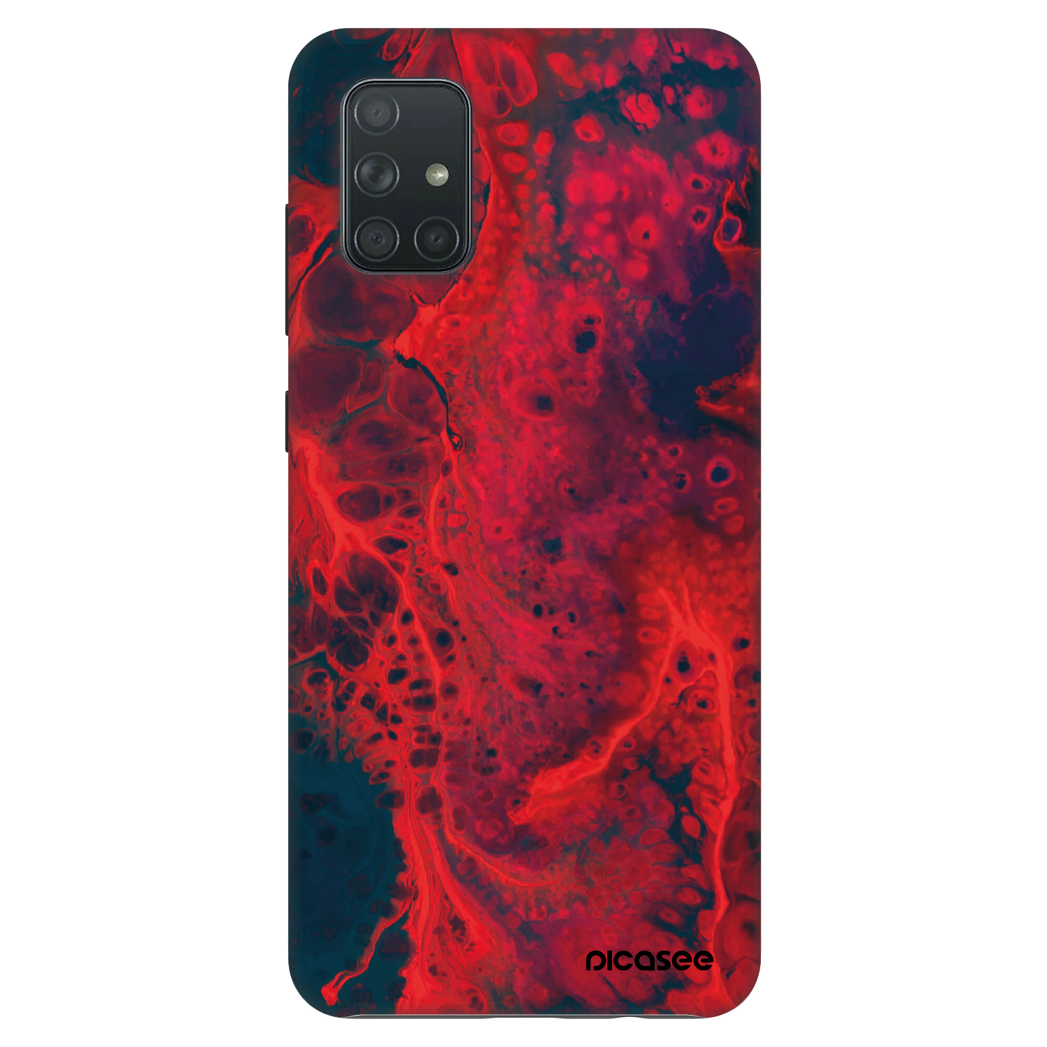Picasee Fashion Case za Samsung Galaxy A71 A715F - Organic red