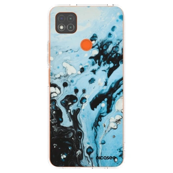 Picasee silikonska prozirna maskica za Xiaomi Redmi 9C - Organic blue
