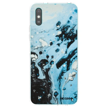Picasee silikonska prozirna maskica za Xiaomi Redmi 9A - Organic blue