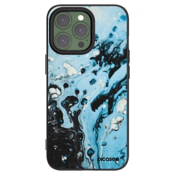 Picasee crna silikonska maskica za Apple iPhone 13 Pro - Organic blue
