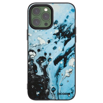 Picasee crna silikonska maskica za Apple iPhone 13 Pro Max - Organic blue