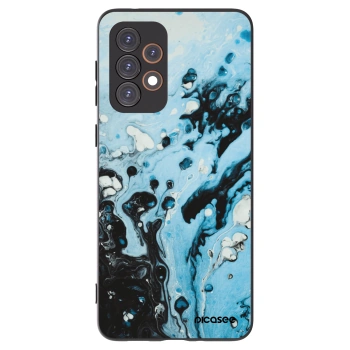 Picasee crna silikonska maskica za Samsung Galaxy A33 5G A336 - Organic blue