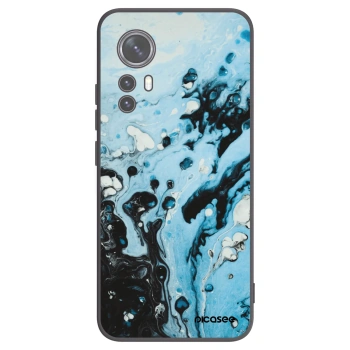 Picasee crna silikonska maskica za Xiaomi 12X - Organic blue
