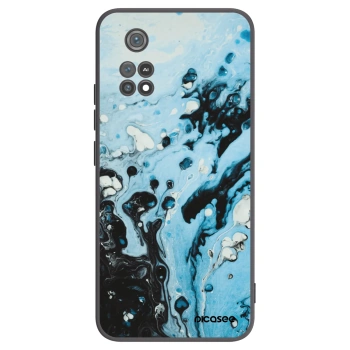Picasee crna silikonska maskica za Xiaomi Poco M4 Pro - Organic blue