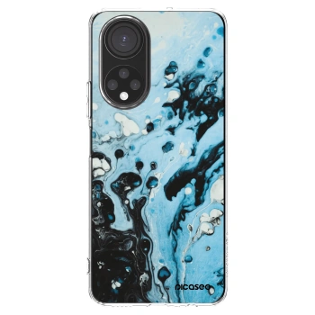 Picasee silikonska prozirna maskica za Honor X7 - Organic blue