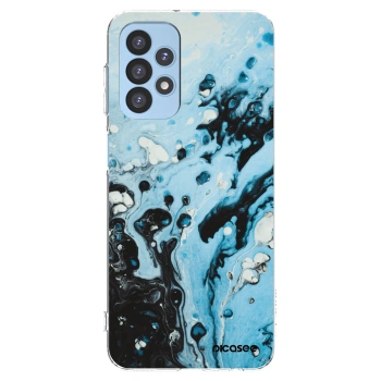 Picasee silikonska prozirna maskica za Samsung Galaxy A23 A235F 4G - Organic blue