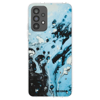 Picasee silikonska prozirna maskica za Samsung Galaxy A73 5G - Organic blue